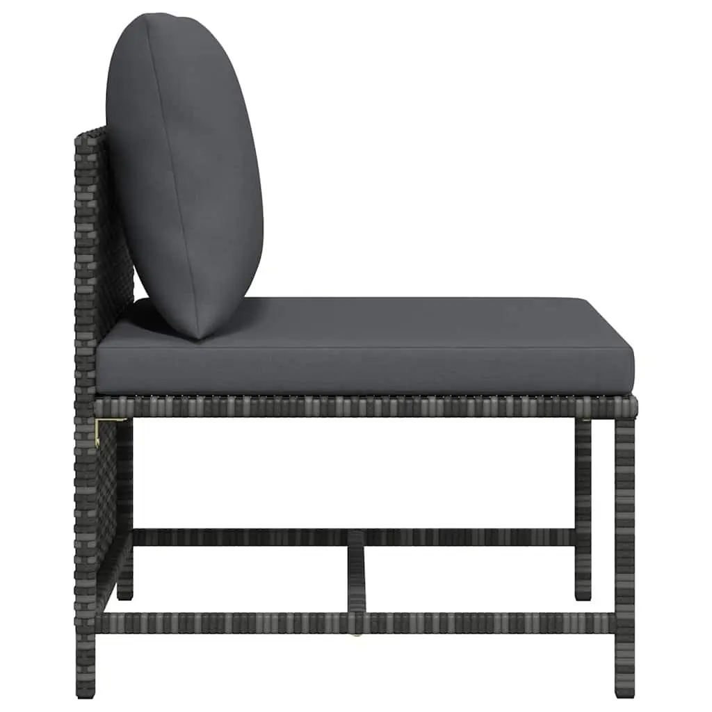 Outdoor Sectional Middle Sofa with Cushions