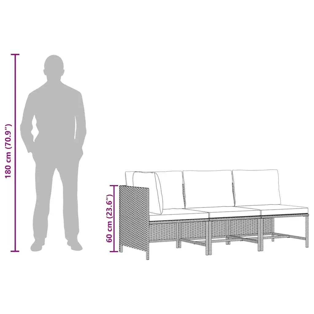Outdoor Sectional Sofa Lounge Set for Garden