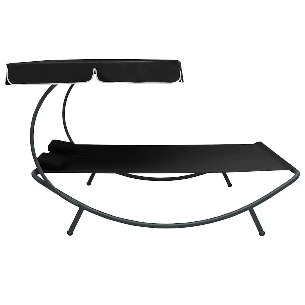 Double Canopy Lounge Bed for Outdoors