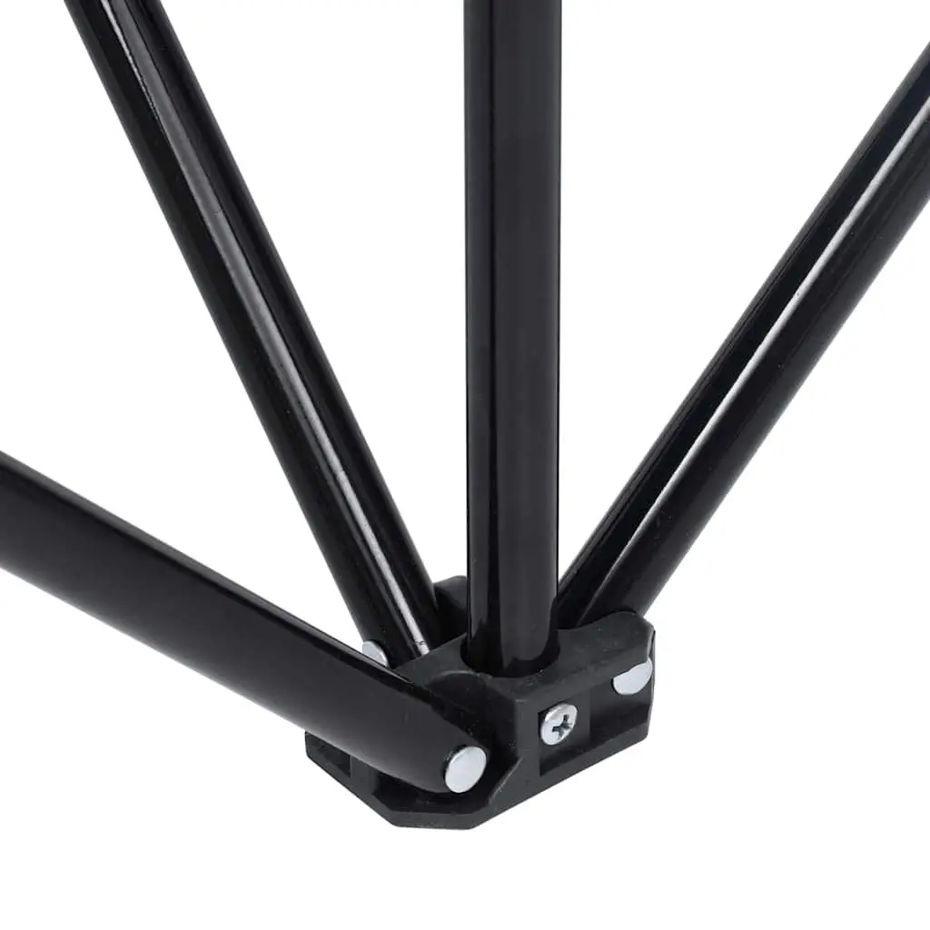 2-Seater Foldable Camping Chair in Black