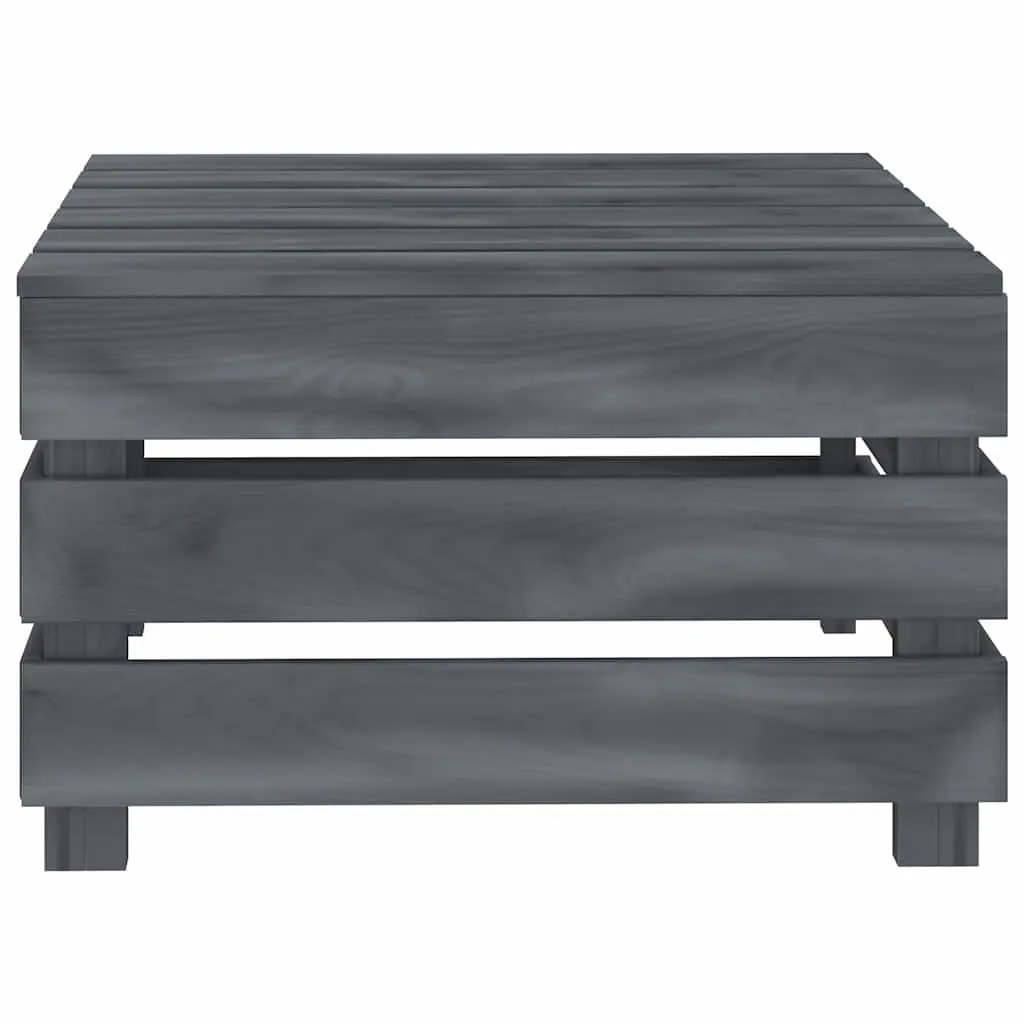 Grey Garden Pallet Table for Outdoor Spaces