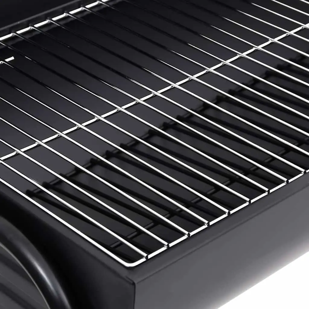 Barrel Grill BBQ Charcoal Steel 80 x 95 x 90 cm Black