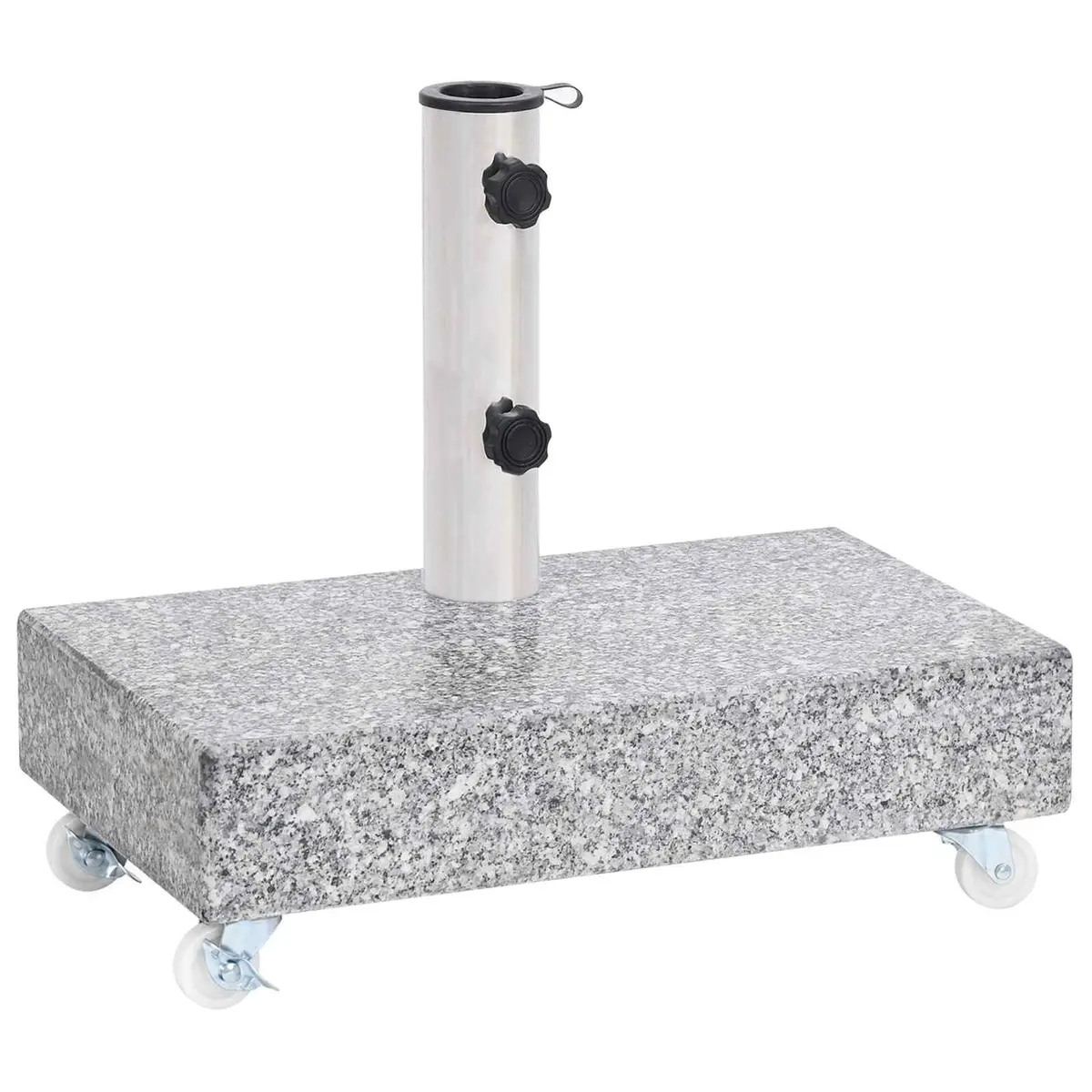 Heavy Duty Grey Granite Umbrella Base for Stability