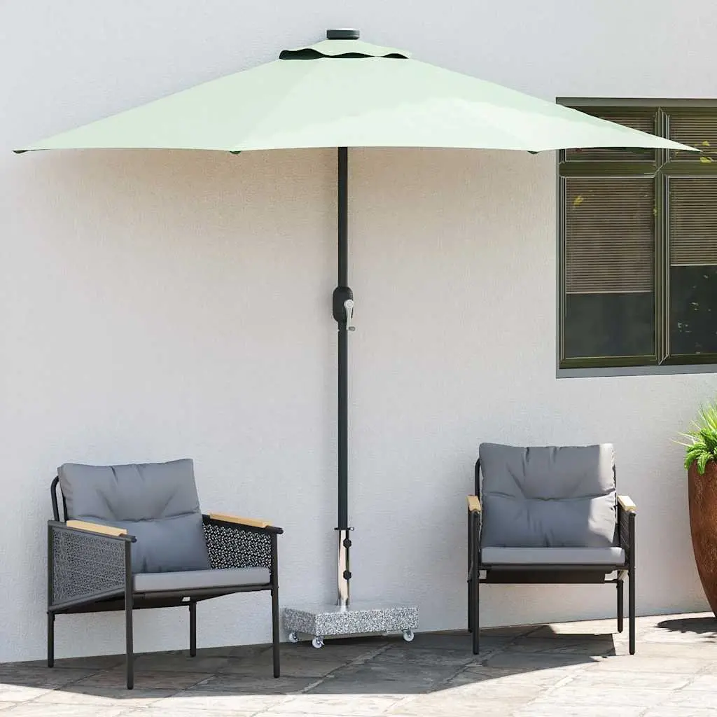 Heavy Duty Grey Granite Umbrella Base for Stability