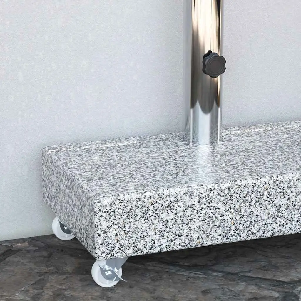Heavy Duty Grey Granite Umbrella Base for Stability