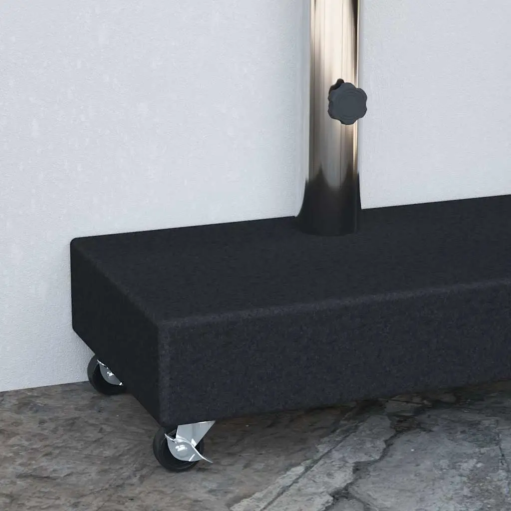 Umbrella Base Granite Black Outdoor Garden Parasol Stand Holder Heavy Duty