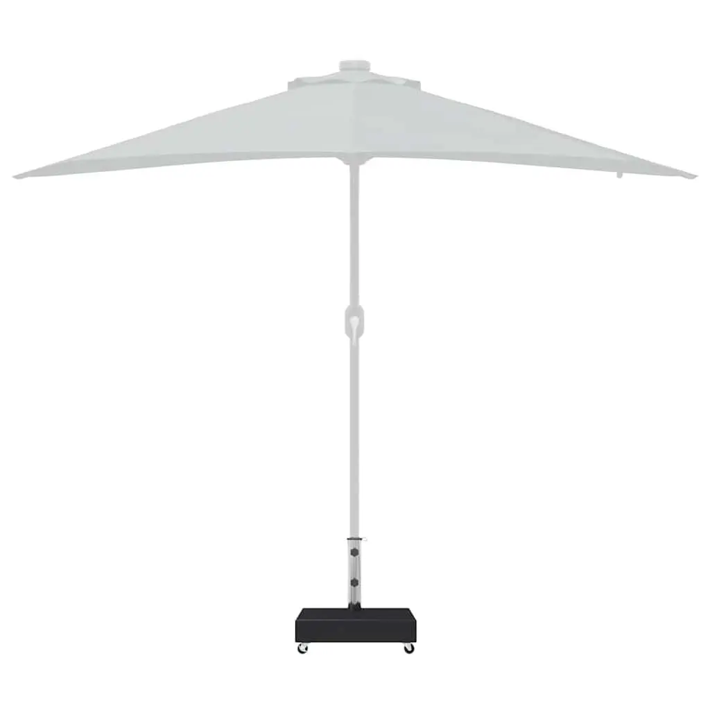Umbrella Base Granite Black Outdoor Garden Parasol Stand Holder Heavy Duty