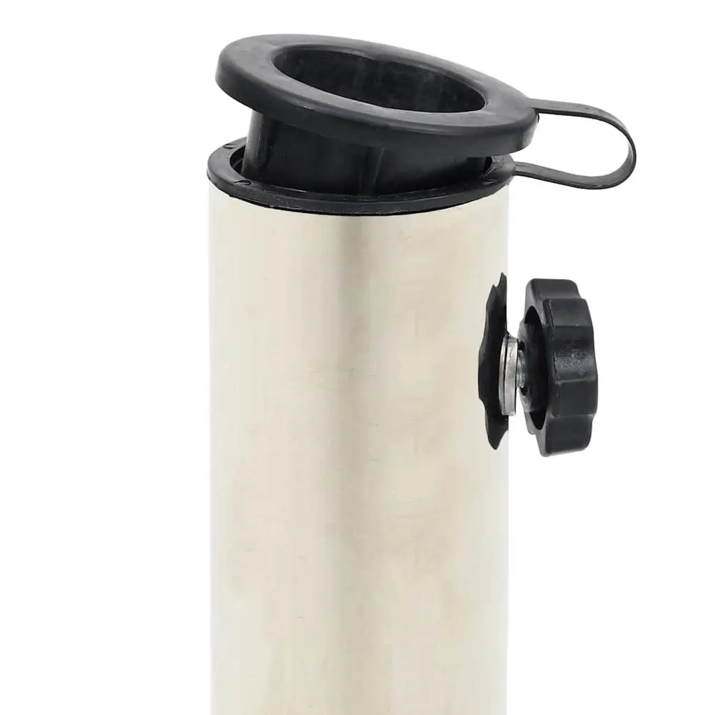 Half-Round Umbrella Base in Black Granite