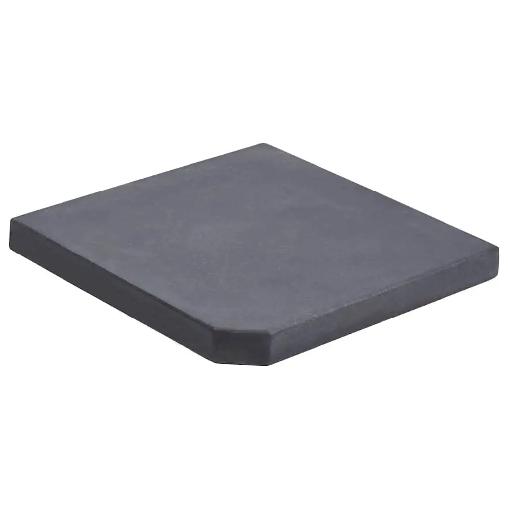 Umbrella Weight Plate Granite Square Black 25kg