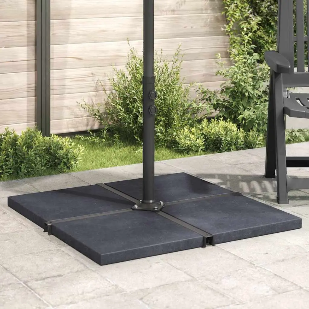 Umbrella Weight Plate Granite Square Black 25kg