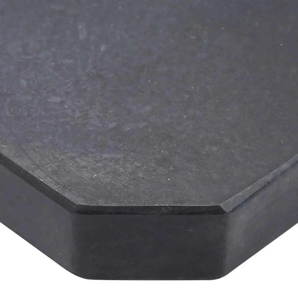 Umbrella Weight Plate Granite Square Black 25kg