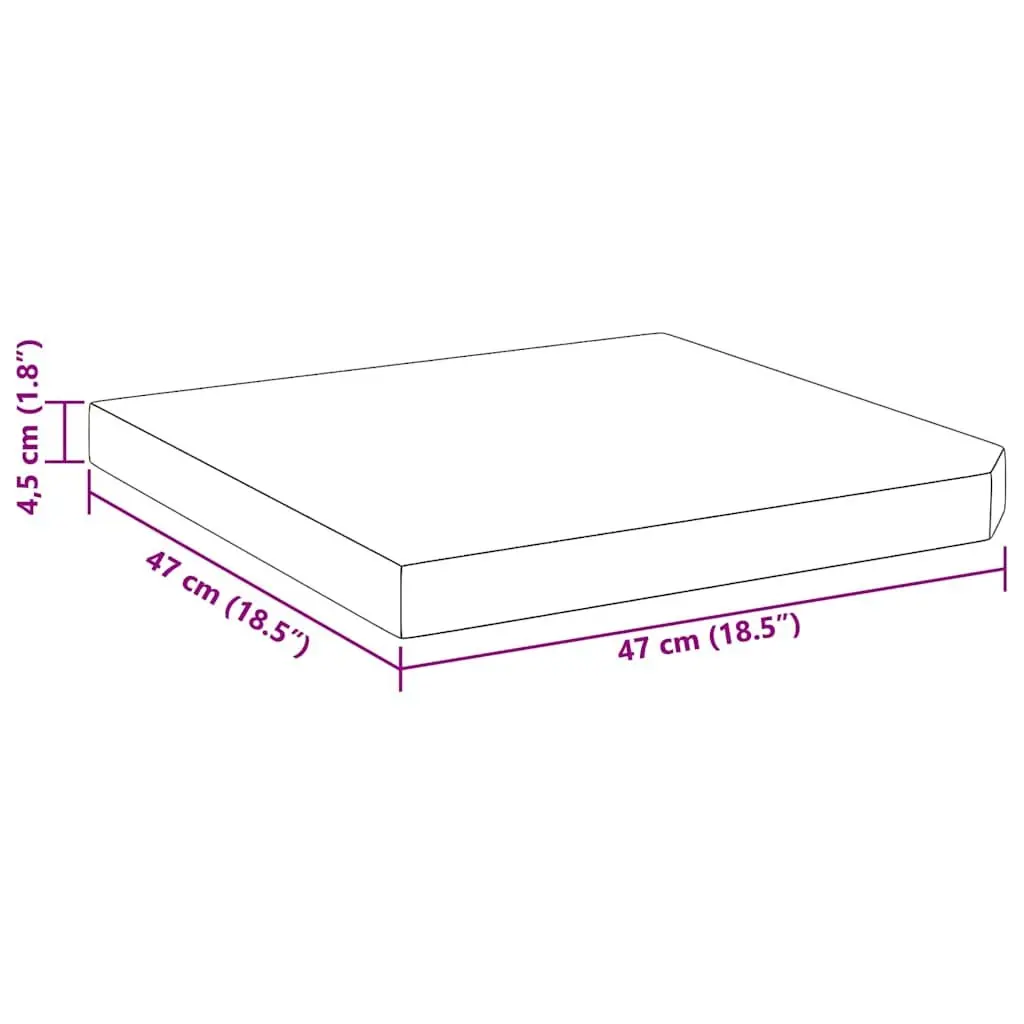 Umbrella Weight Plate Granite Square Black 25kg