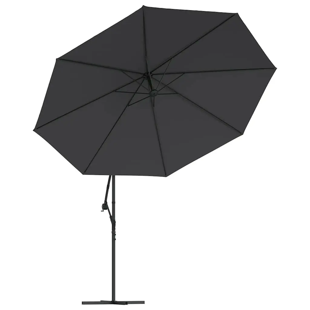 Cantilever Garden Parasol with LED Lighting 350cm
