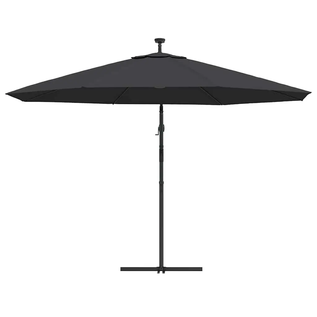 Cantilever Garden Parasol with LED Lighting 350cm