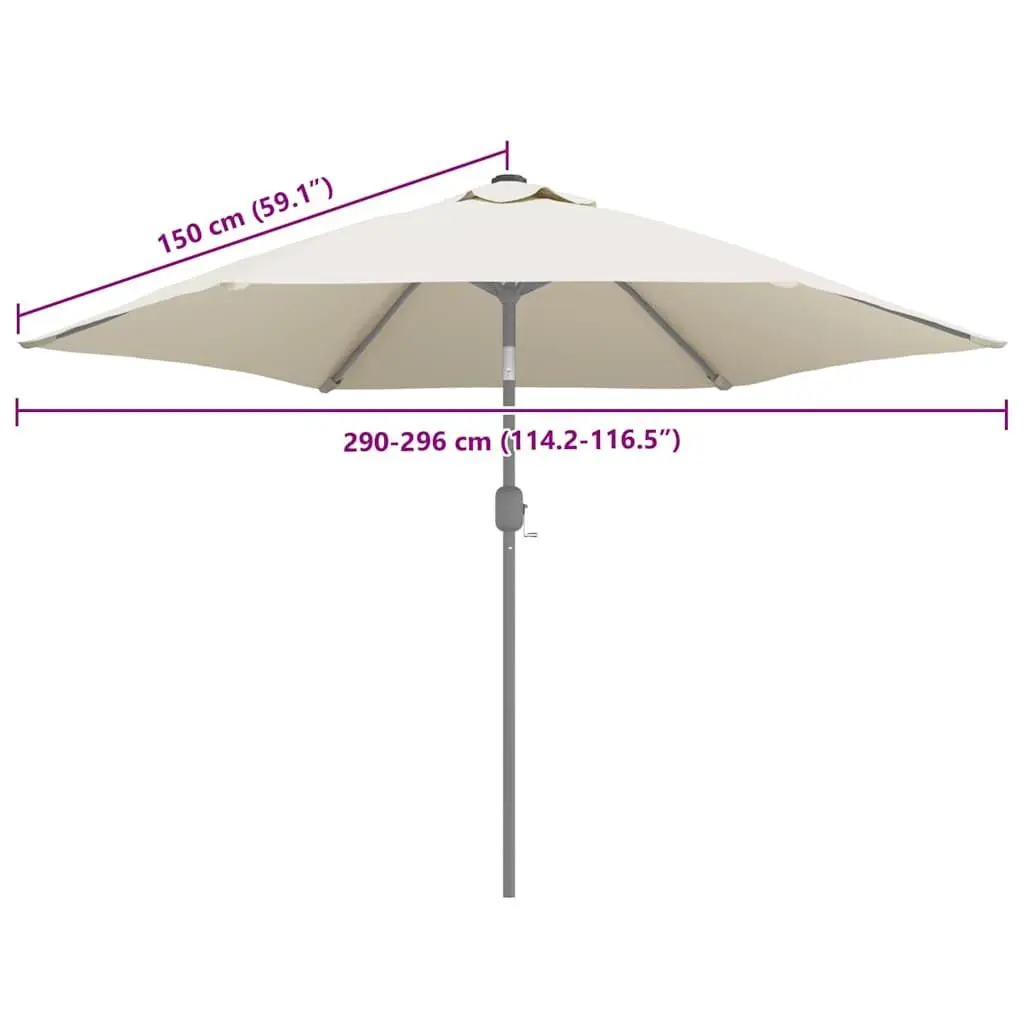 UV-Protective Replacement Fabric for 300 cm Parasol