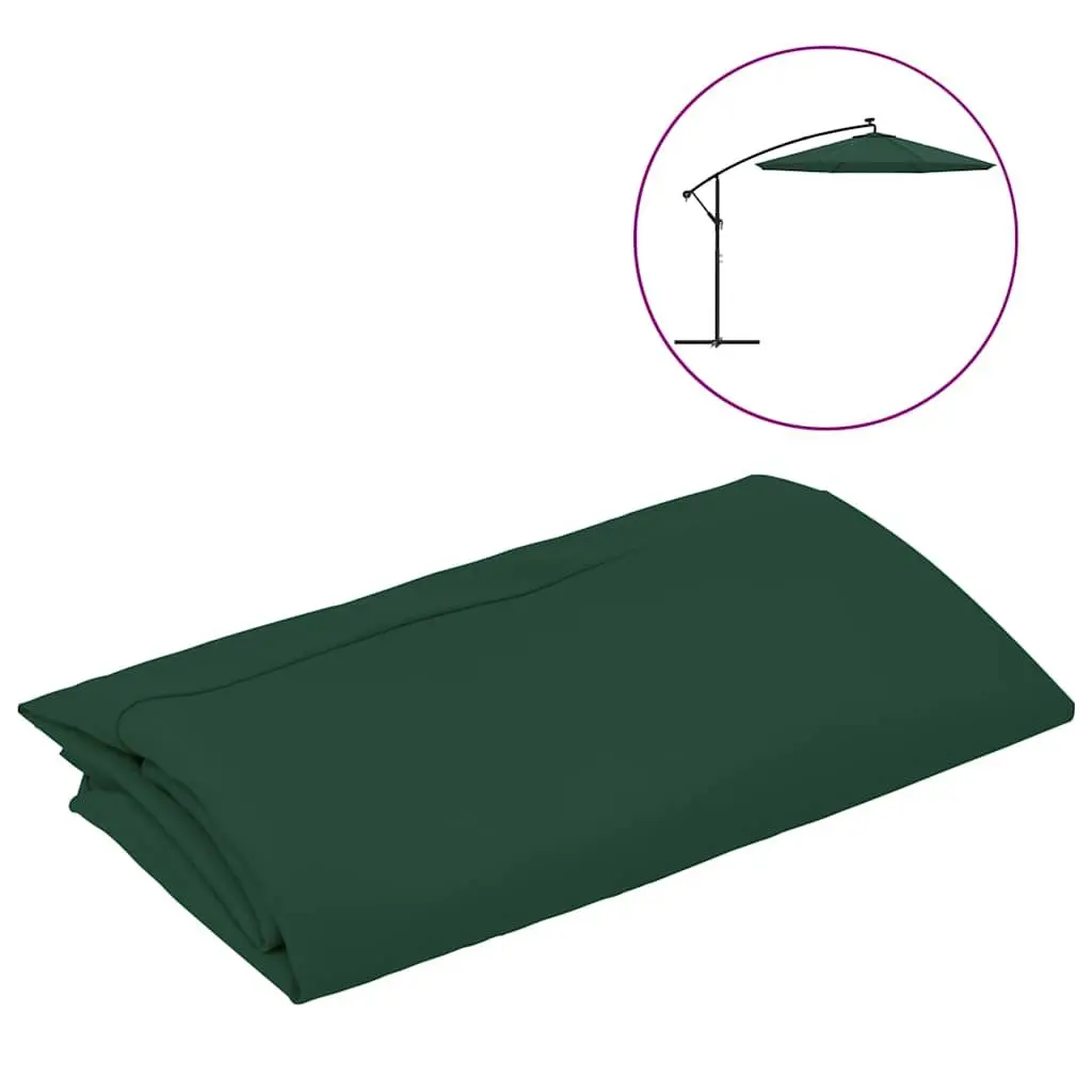 Green Cantilever Umbrella Replacement Cover 350cm