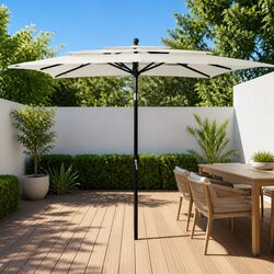 Durable 3-Tier Garden Parasol with Crank and Tilt Function