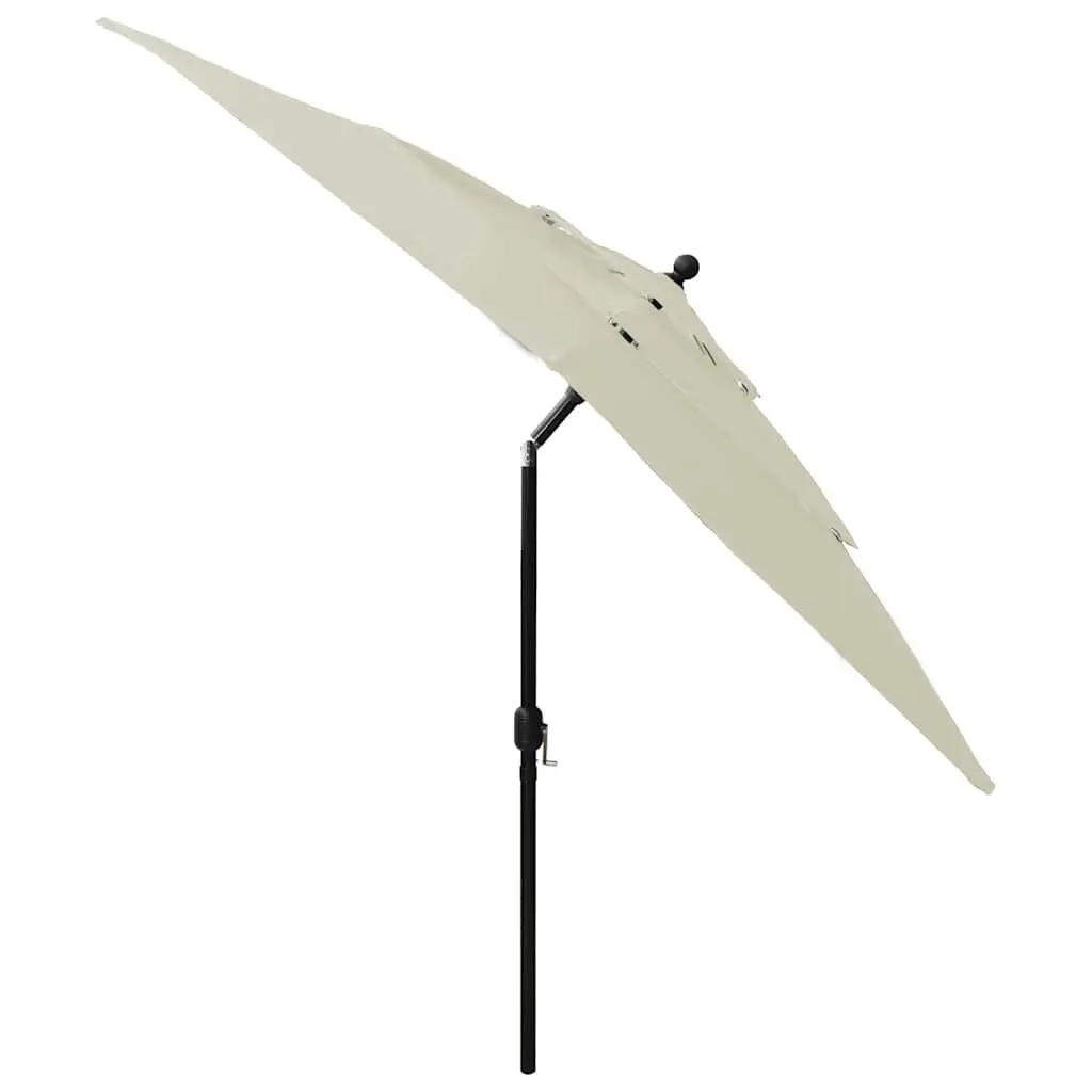 3-Tier Garden Parasol with Crank and Tilt Function
