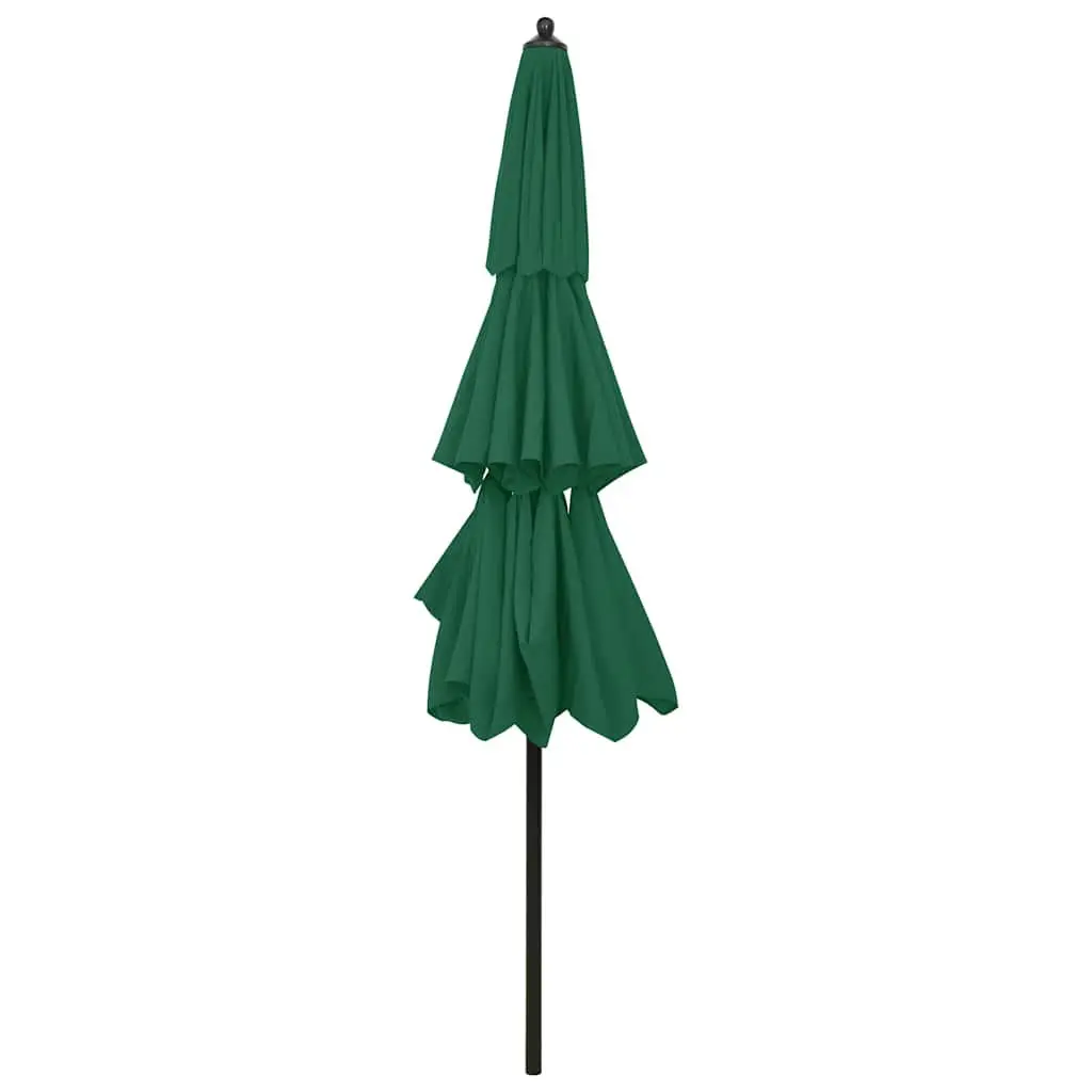 Garden Parasol Polyester 3m Green