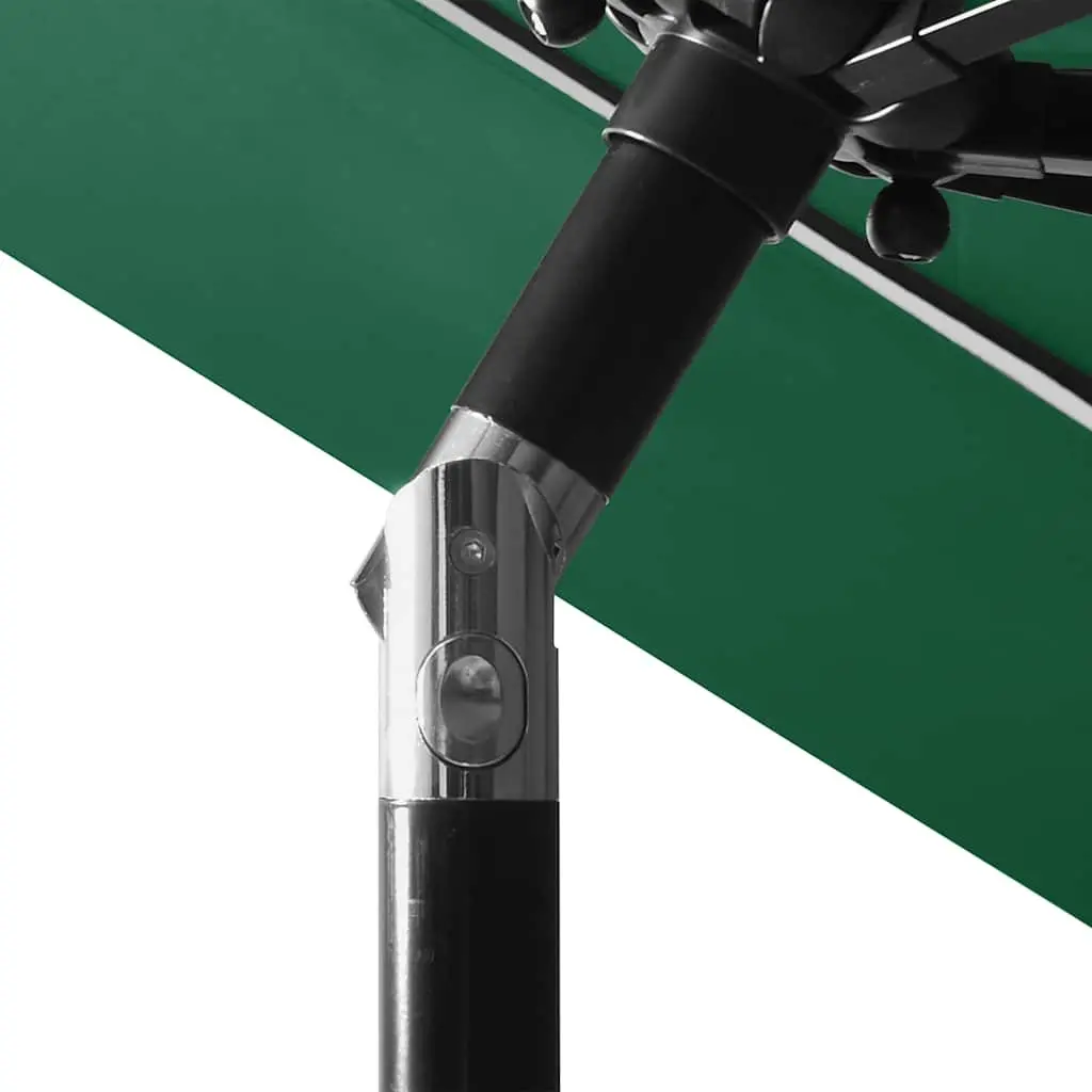 Garden Parasol Polyester 3m Green