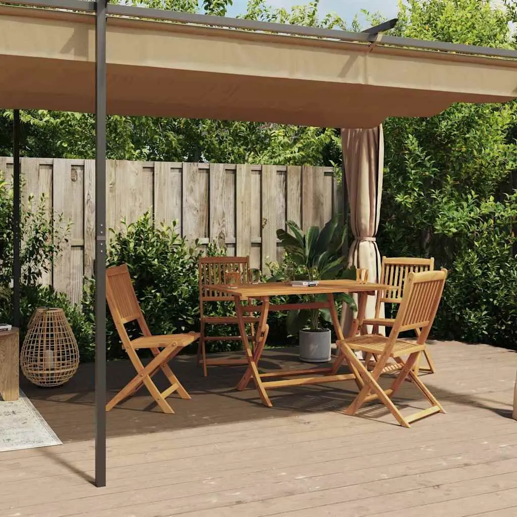 6x3 m Gazebo Canopy with Side Curtains