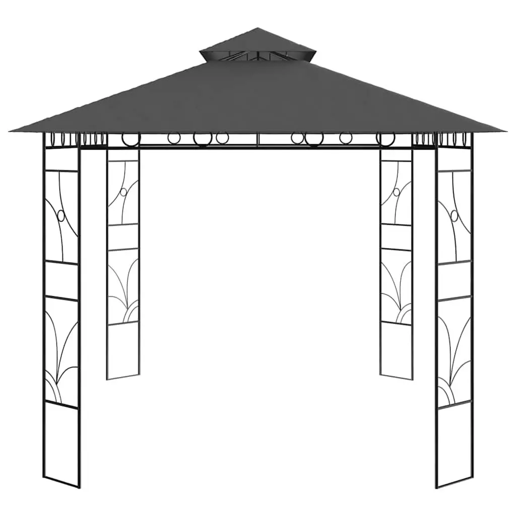Anthracite Garden Gazebo 4x3x2.7m Outdoor Canopy