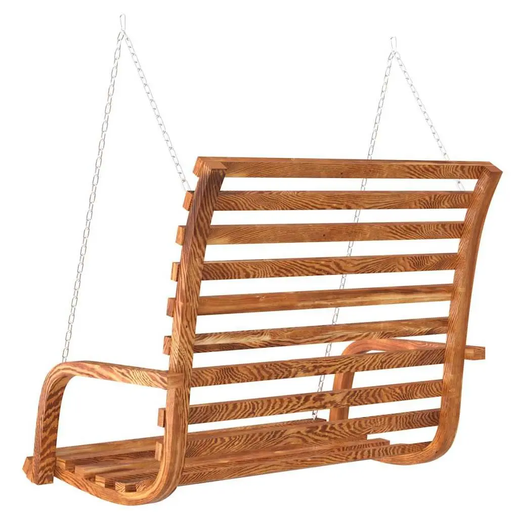 Wooden Swing Bench for Outdoor Relaxation