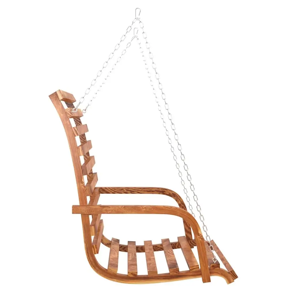 Wooden Swing Bench for Outdoor Relaxation