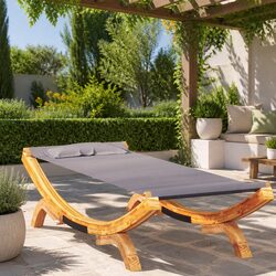 Durable Outdoor Lounge Bed for Relaxing Comfort