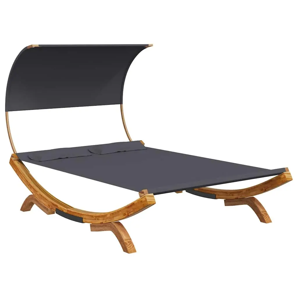 Outdoor Lounge Bed with Canopy for Gardens