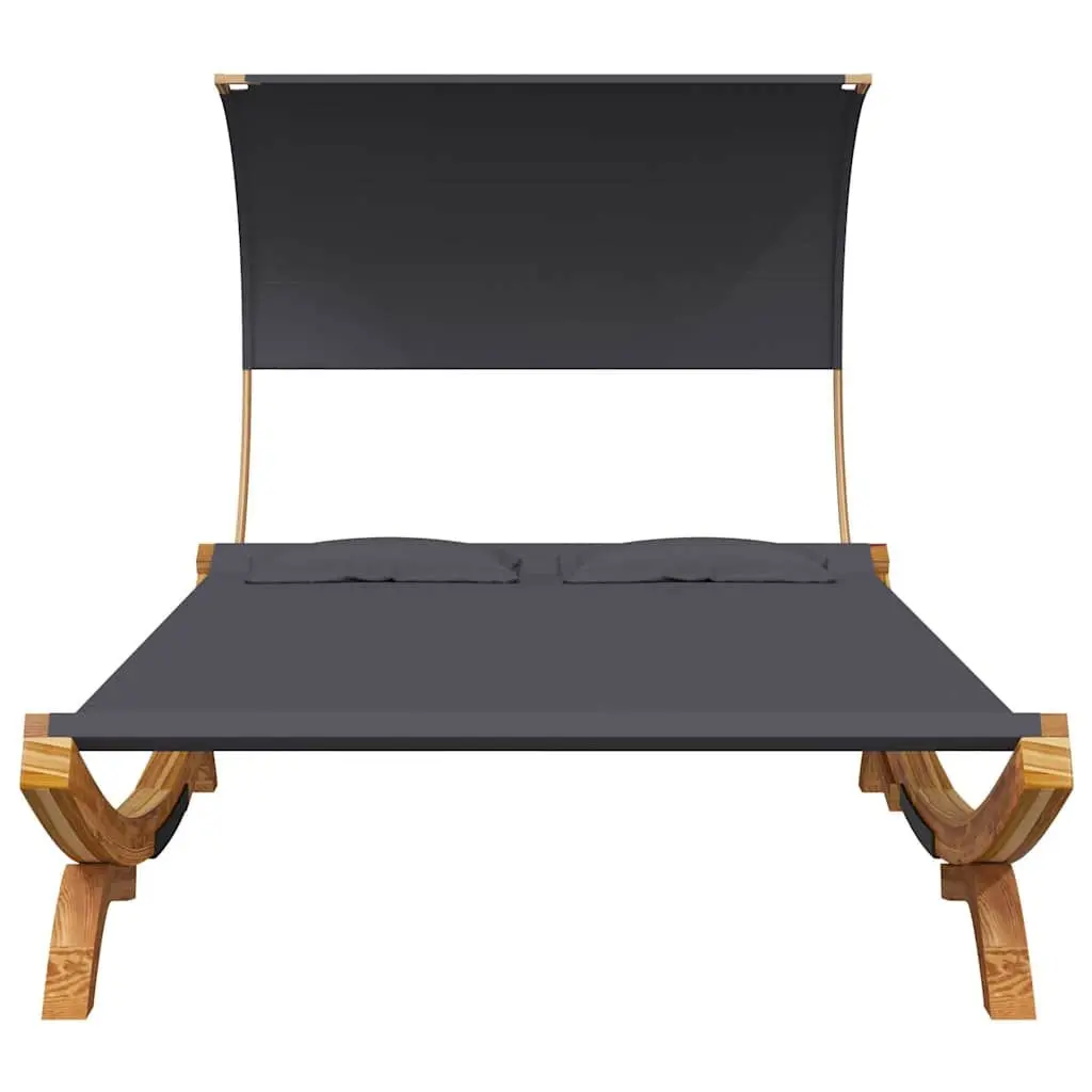 Outdoor Lounge Bed with Canopy for Gardens
