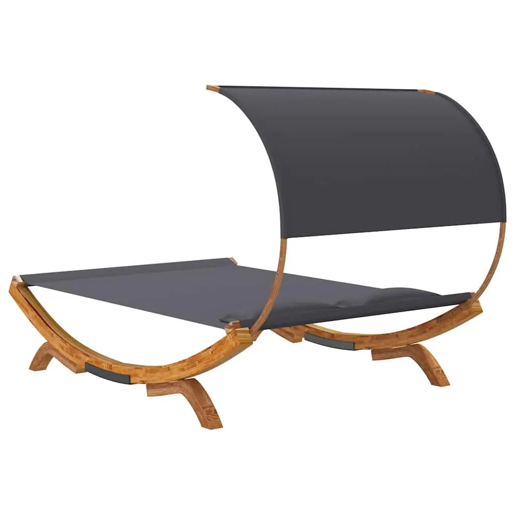 Outdoor Lounge Bed with Canopy for Gardens