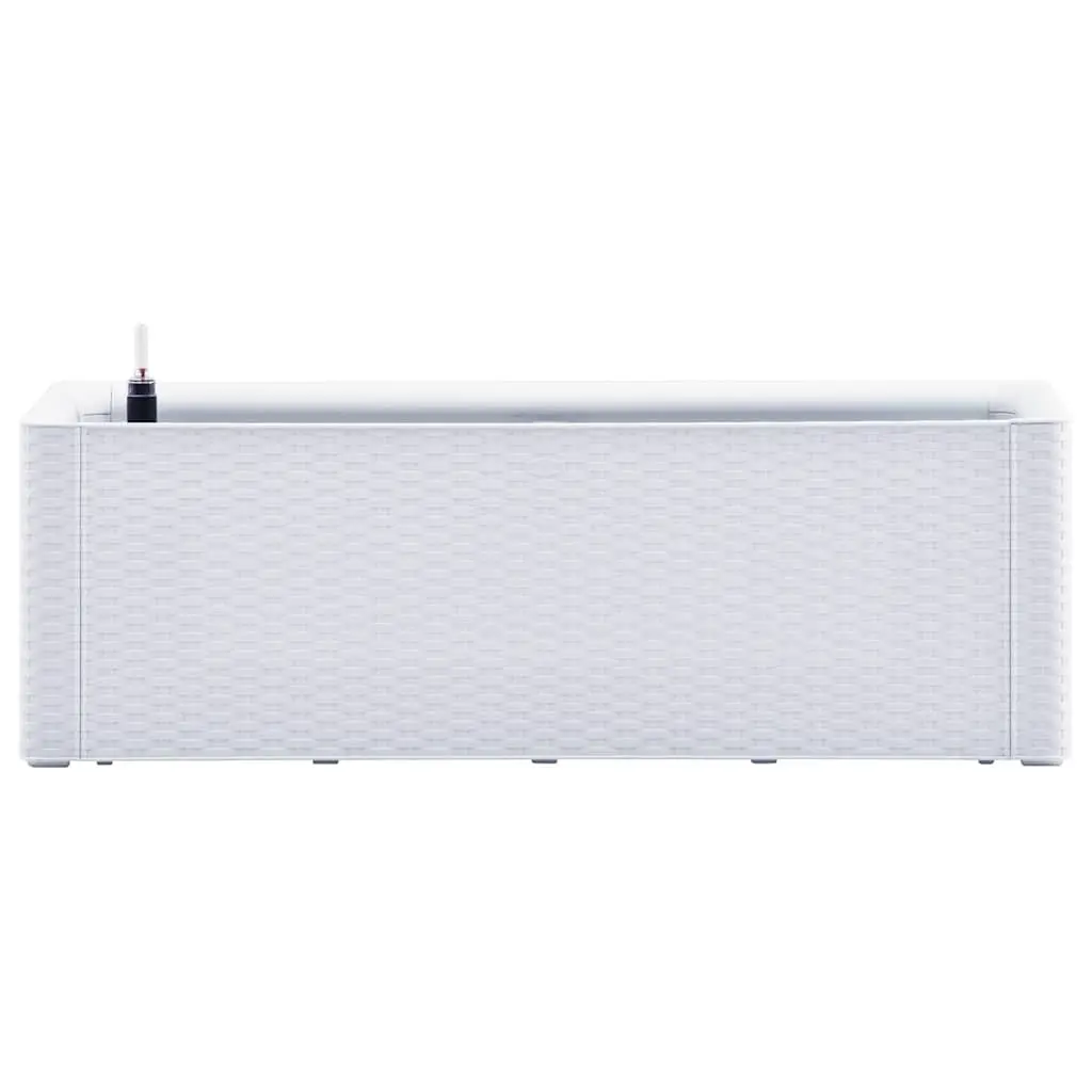 White Raised Garden Bed with Self-Watering System