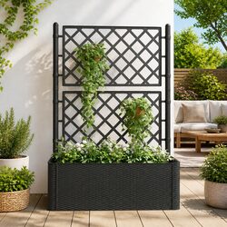 High-Quality Raised Garden Bed with Integrated Trellis