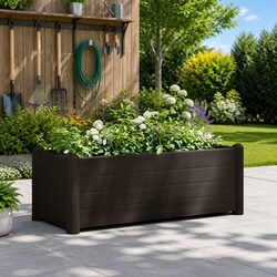 Durable Raised Garden Bed Planter for Flowers and Vegetables