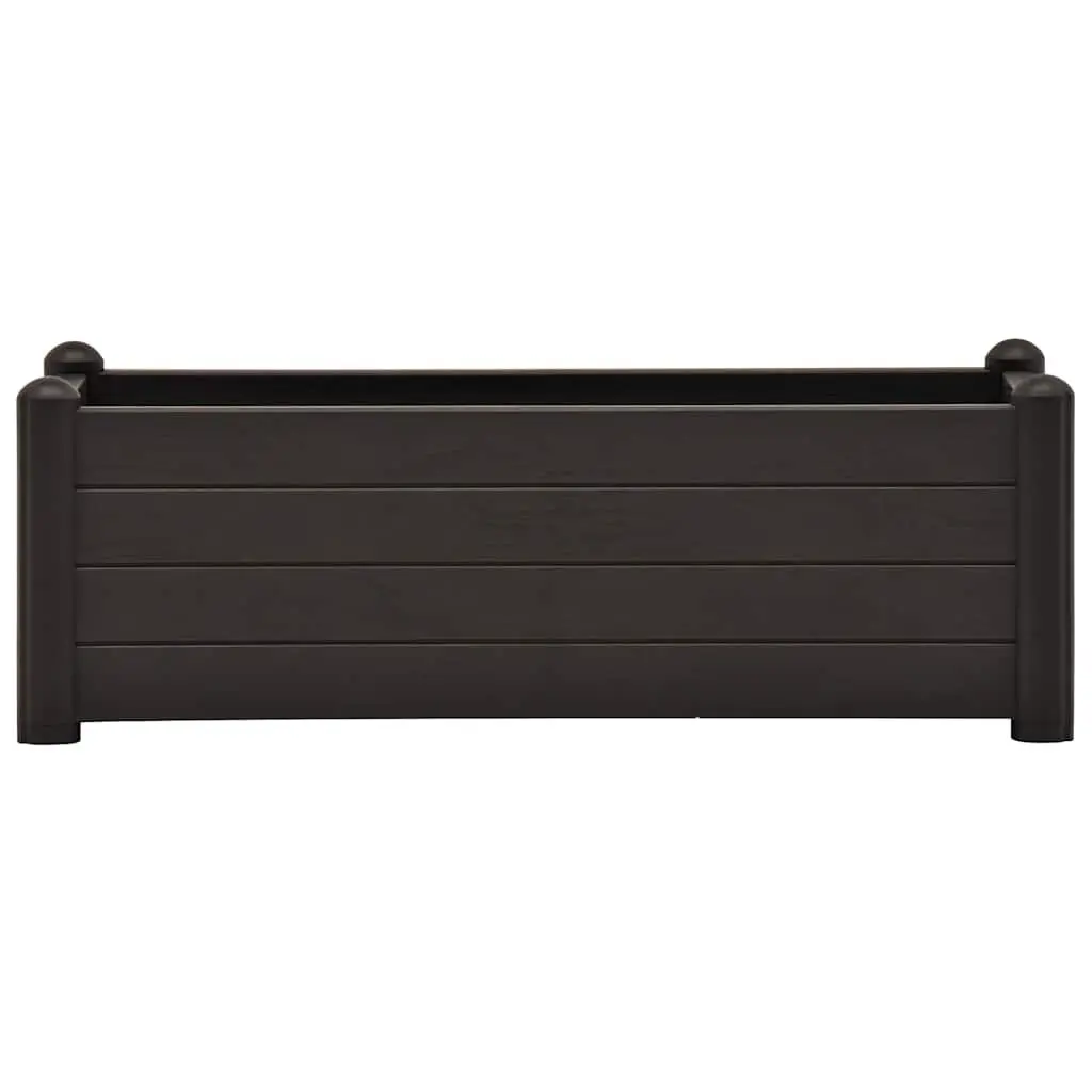 Raised Garden Bed Planter Polypropylene 100x43x35cm Anthracite