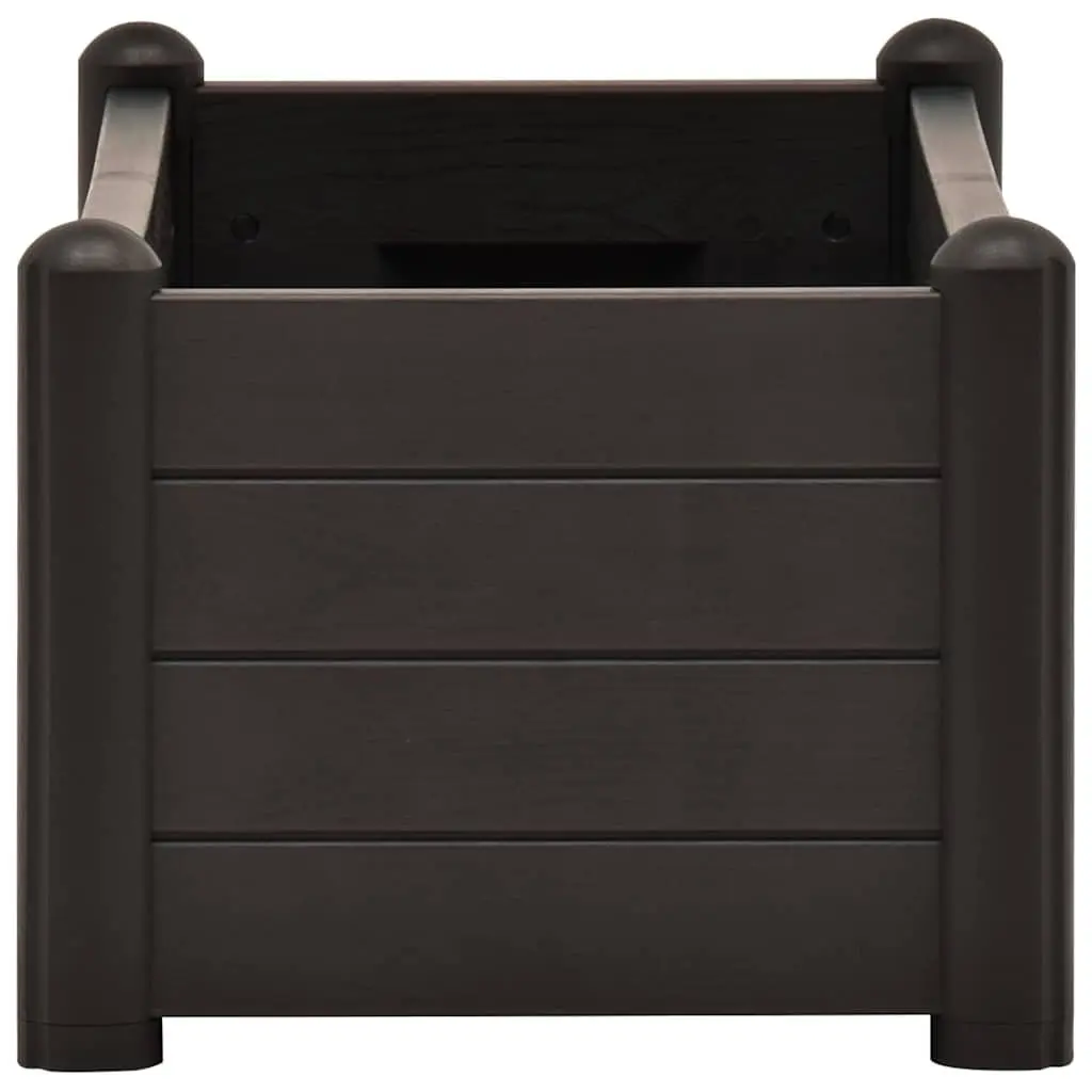 Raised Garden Bed Planter Polypropylene 100x43x35cm Anthracite