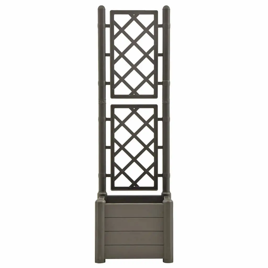Garden Planter with Trellis Raised Bed Flower Box Climbing Plants Support