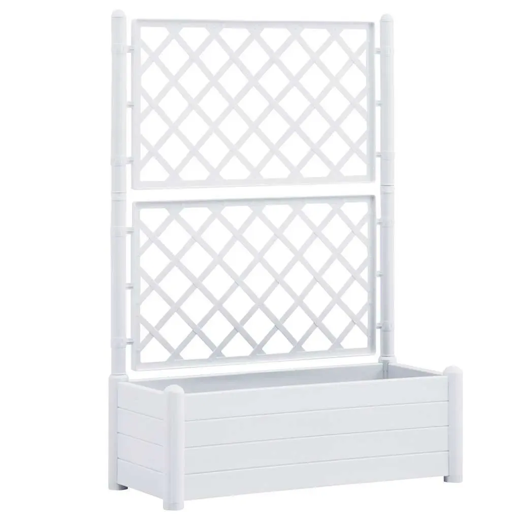 Garden Planter with Trellis for Climbing Plants