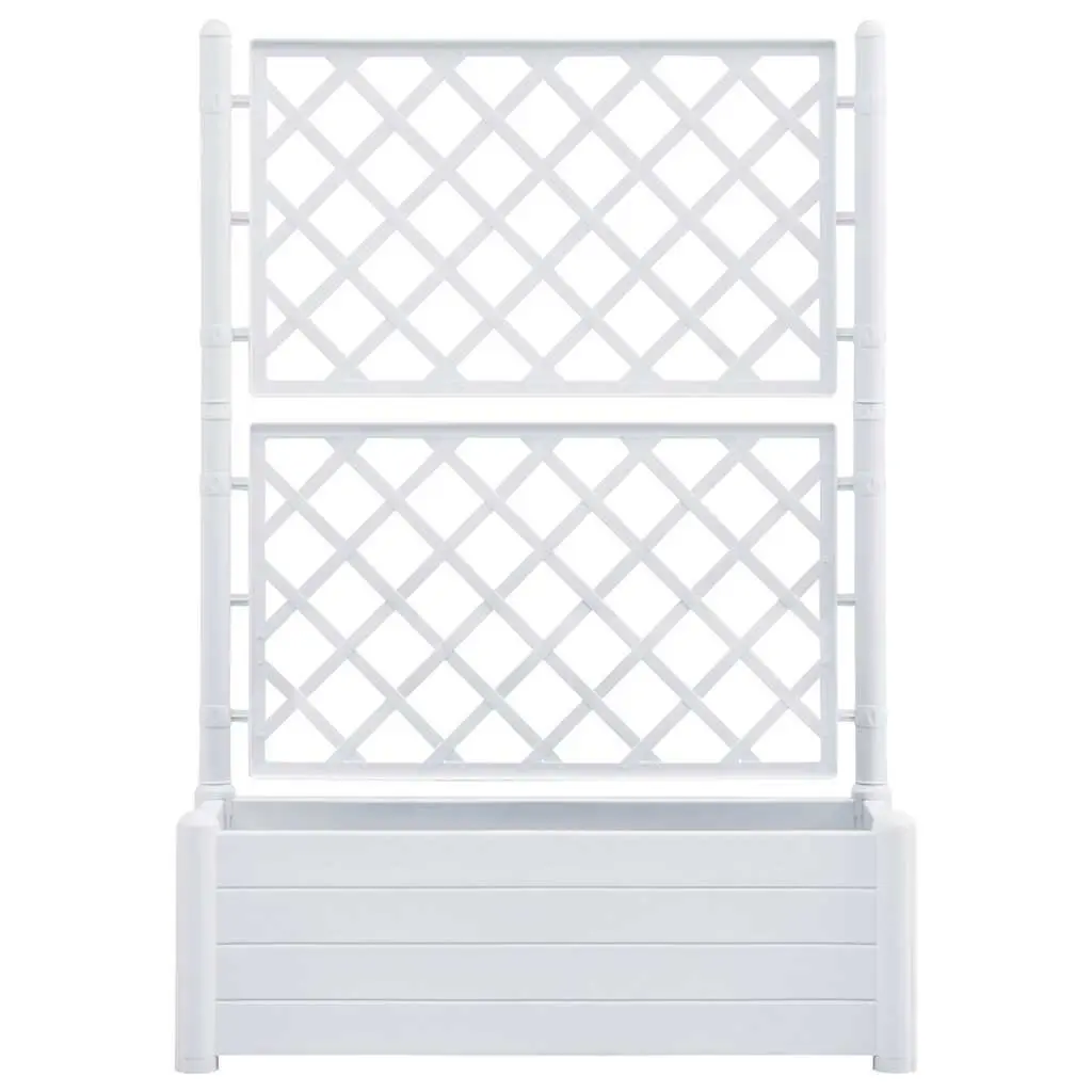 Garden Planter with Trellis for Climbing Plants