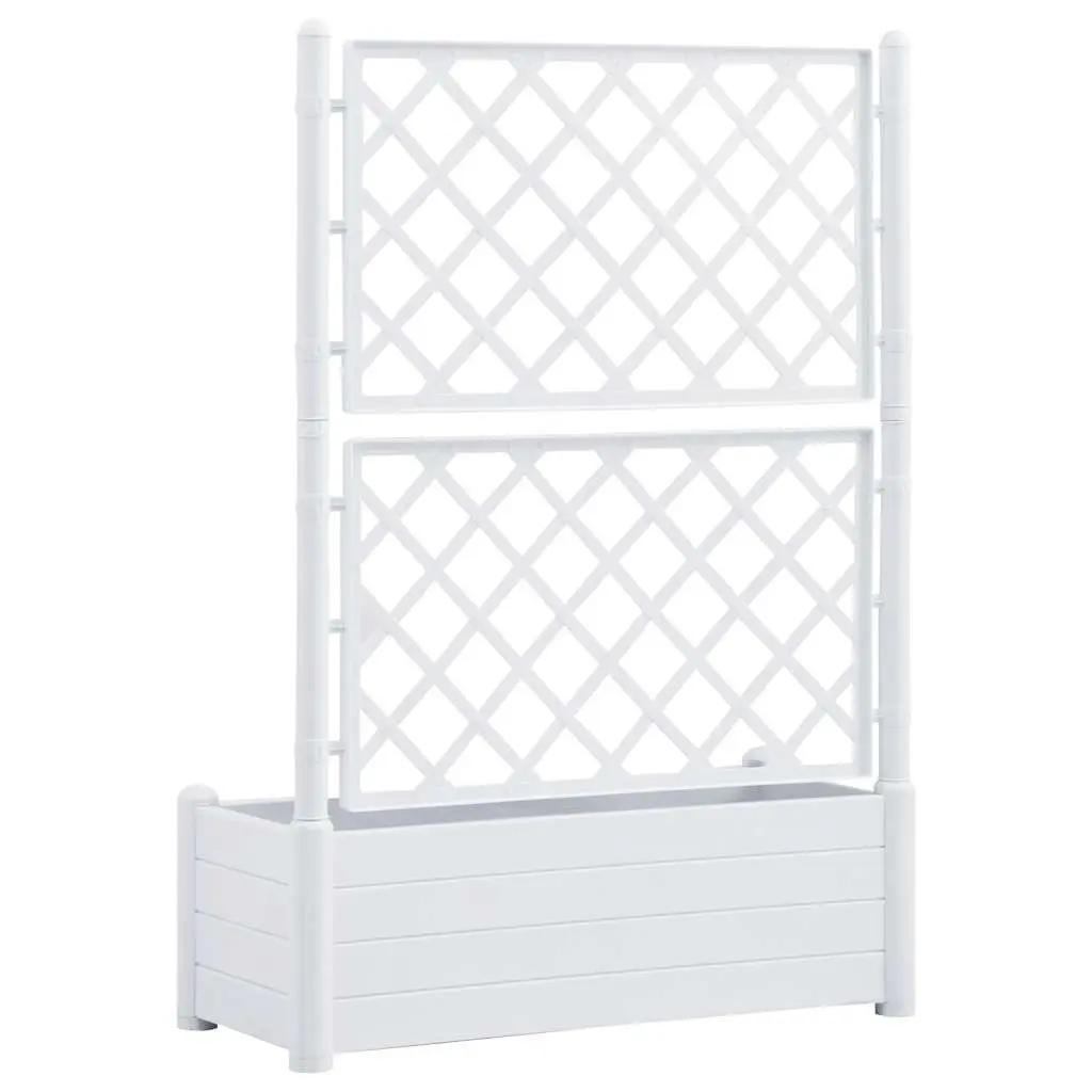 Garden Planter with Trellis for Climbing Plants