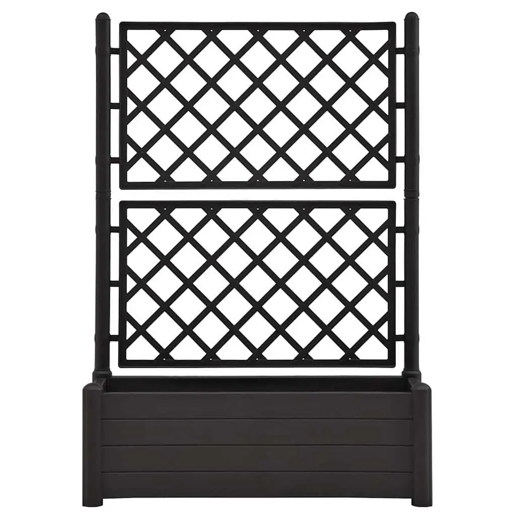 Garden Planter with Integrated Trellis