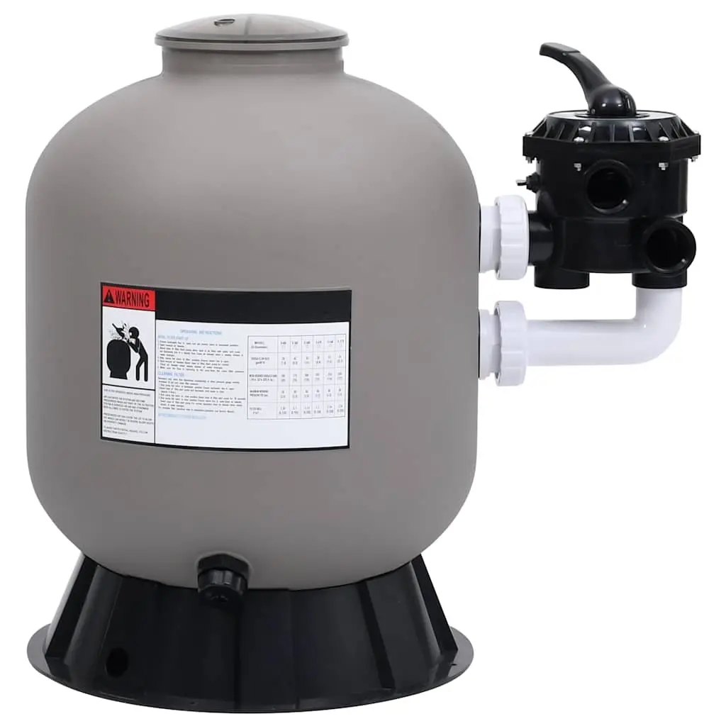 Side Mount Pool Sand Filter with 6-Way Valve