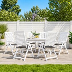 High-Quality Outdoor Chair Cushions 6 pcs Anthracite
