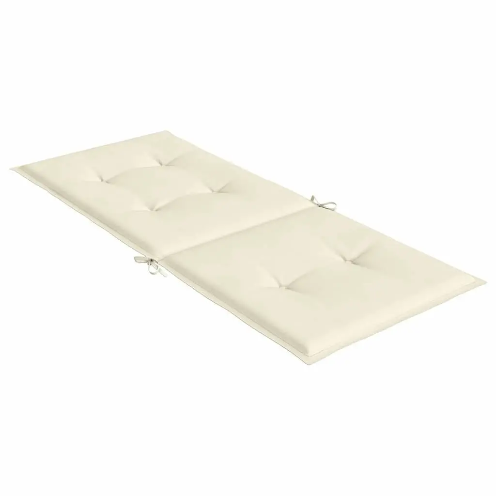 Highback Chair Cushions 6 Piece Set Cream