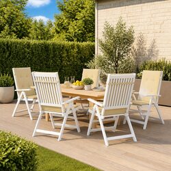 Highback Chair Cushions Set of 6 for Outdoor Comfort