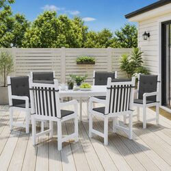 Outdoor Garden Lowback Chair Cushions 6-Piece Set