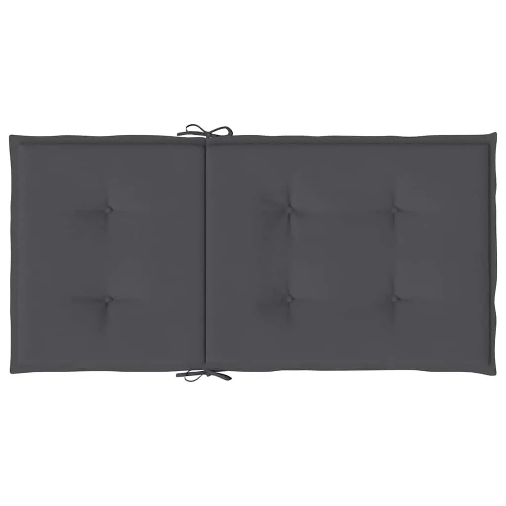 Garden Chair Cushion Oxford Fabric 100x50x3cm Anthracite Lowback