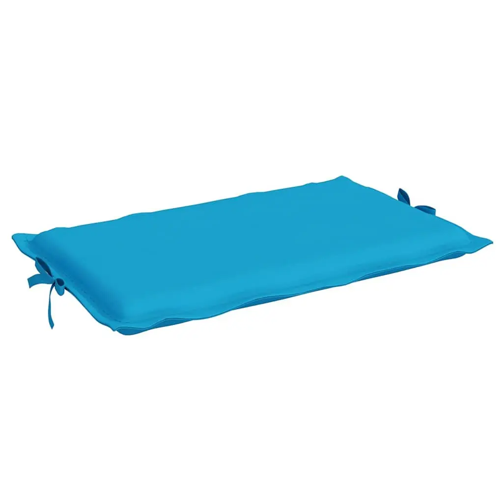 Outdoor Garden Chair Blue Cushion Pad 186x58x4cm
