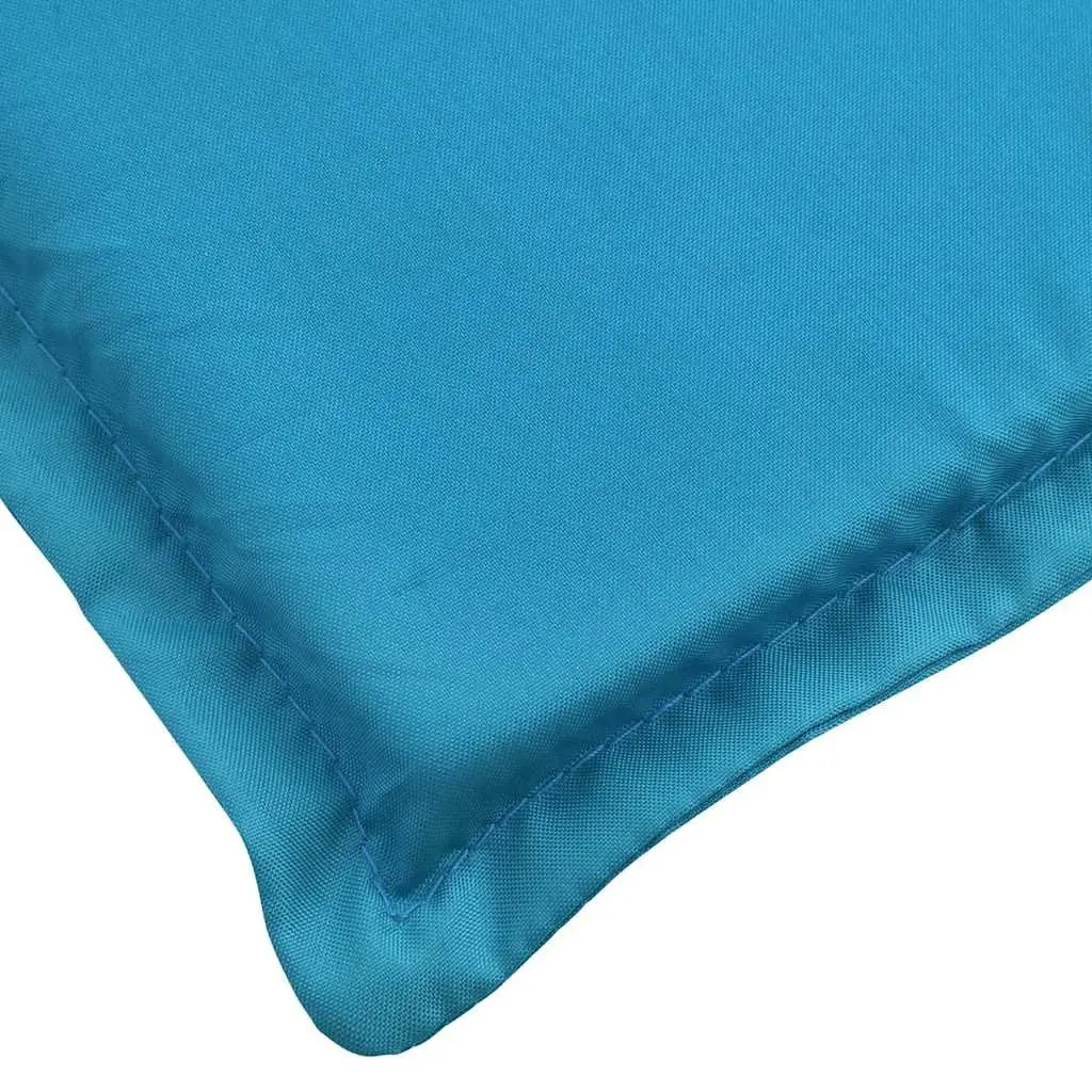 Outdoor Garden Chair Blue Cushion Pad 186x58x4cm